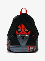 Loungefly Star Wars: Episode I - The Phantom Menace 25th Anniversary Darth Maul Figural Mini Backpack