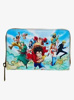 Loungefly One Piece Luffy and Crew Zip Wallet