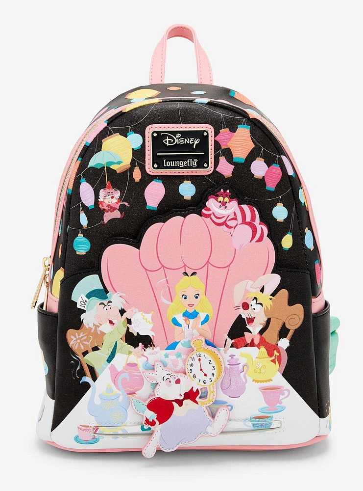 Loungefly Disney Alice in Wonderland Unbirthday Tea Party Mini Backpack