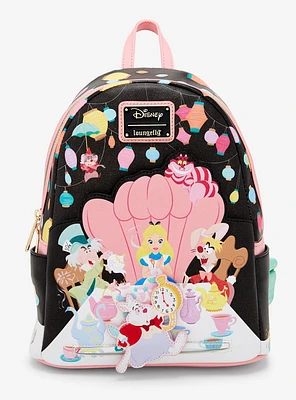 Loungefly Disney Alice in Wonderland Unbirthday Tea Party Mini Backpack