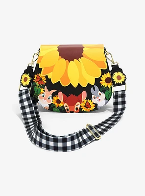 Loungefly Bambi and Friends Sunflower Crossbody Purse