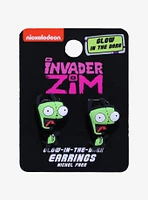Invader Zim GIR Glow-In-The-Dark Front/Back Earrings