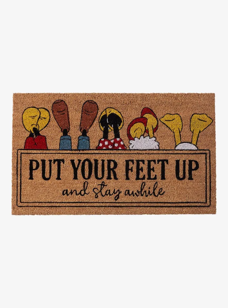 Disney Mickey and Friends Feet Up Door Mat — BoxLunch Exclusive