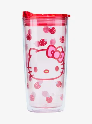 Sanrio Hello Kitty Strawberry Travel Mug