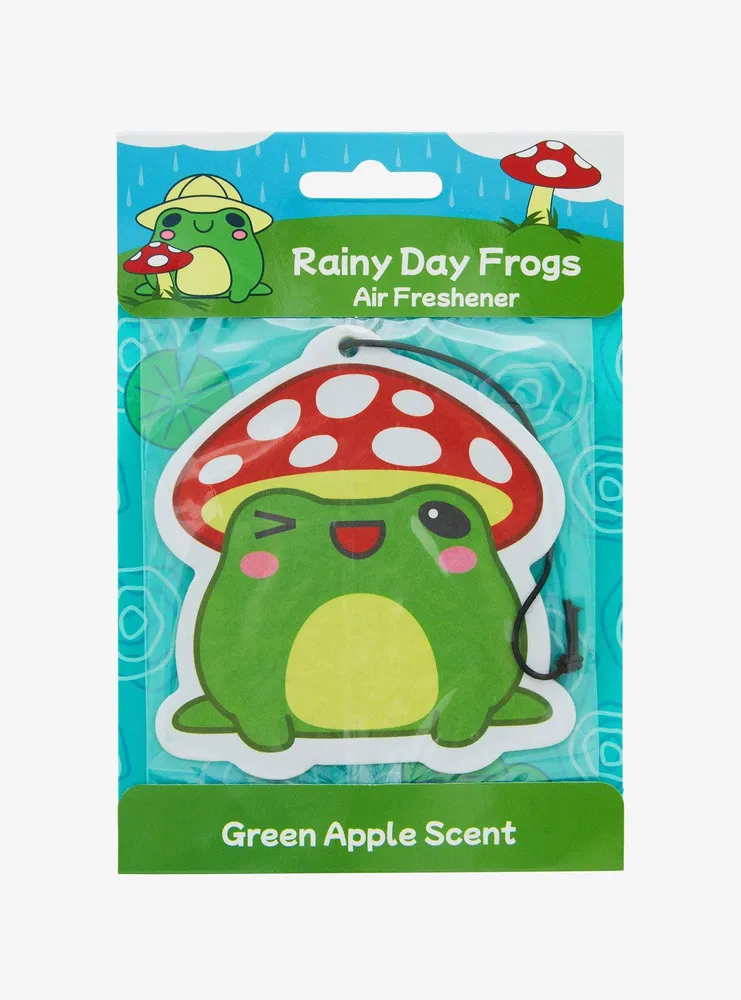 Rainy Day Frog Green Apple Scented Air Freshener