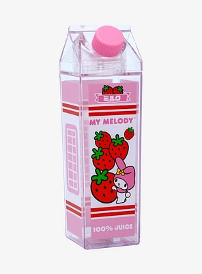 Sanrio My Melody Strawberry Milk Carton Water Bottle — BoxLunch Exclusive