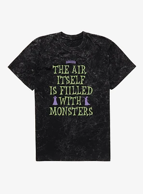 Bride Of Frankenstein Air Filled With Monsters Mineral Wash T-Shirt