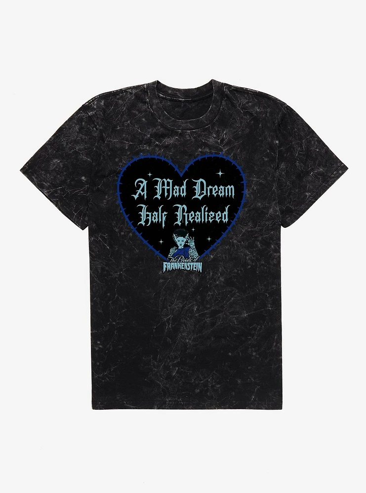 Bride Of Frankenstein Mad Dream Half Realized Mineral Wash T-Shirt