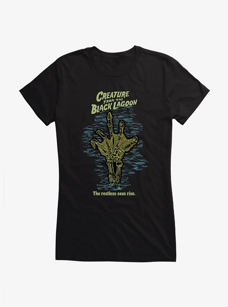 Creature From The Black Lagoon Restless Seas Rise Girls T-Shirt