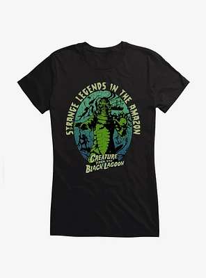 Creature From The Black Lagoon Strange Legends Girls T-Shirt