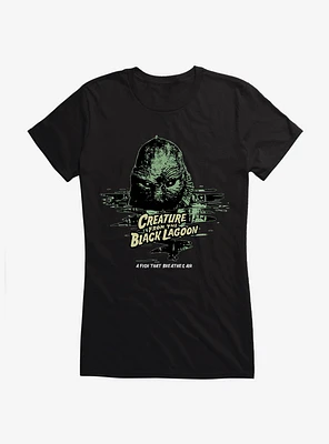 Creature From The Black Lagoon Fish That Breathes Air Girls T-Shirt