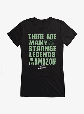 Creature From The Black Lagoon Many Strange Legends Girls T-Shirt