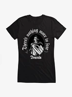 Universal Monsters Dracula There's Nothing More To Fear Girls T-Shirt