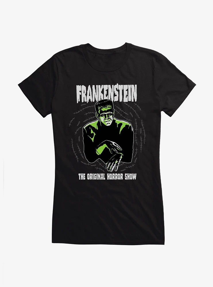 Universal Monsters Frankenstein The Original Horror Show Girls T-Shirt