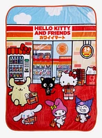 Sanrio Hello Kitty and Friends Kawaii Mart Fleece Throw — BoxLunch Exclusive