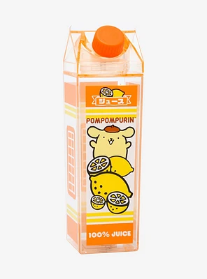 Sanrio Pompompurin Lemon Milk Carton Water Bottle — BoxLunch Exclusive