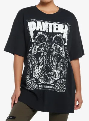 Pantera Official Live: 101 Proof Girls Oversized T-Shirt