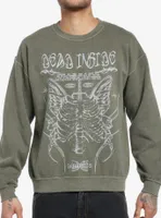 Social Collision® Dead Inside Skeleton Sweatshirt