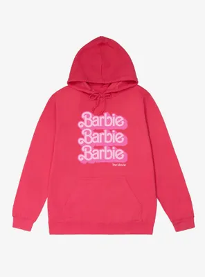 Barbie The Movie Logo Stack French Terry Hoodie