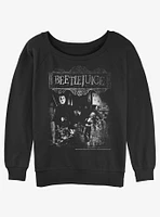 Beetlejuice Poster Girls Slouchy Sweatshirt