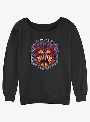 Dungeons & Dragons The Beholder Girls Slouchy Sweatshirt