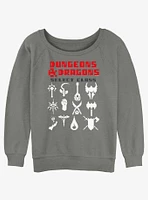 Dungeons & Dragons Select Class Girls Slouchy Sweatshirt