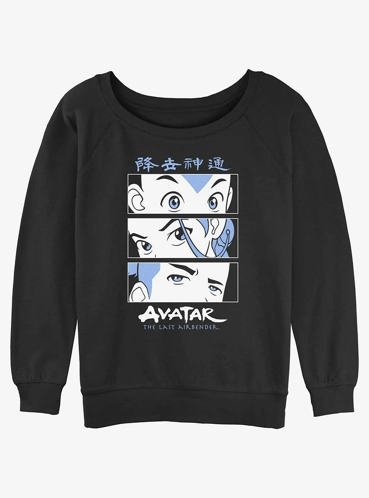 Avatar: The Last Airbender Heroes Girls Slouchy Sweatshirt