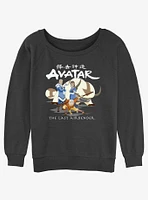 Avatar: The Last Airbender Group Of Four Girls Slouchy Sweatshirt