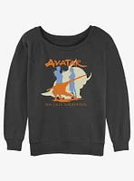 Avatar: The Last Airbender Group Silhouette Girls Slouchy Sweatshirt