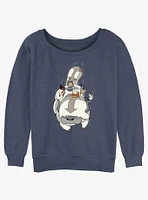 Avatar: The Last Airbender Chibi Crew Girls Slouchy Sweatshirt