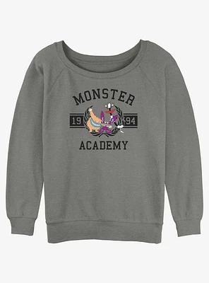 Nickelodeon Monster Academy Girls Slouchy Sweatshirt