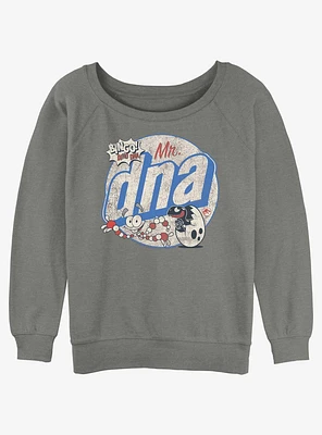 Jurassic Park Mr. DNA Girls Slouchy Sweatshirt