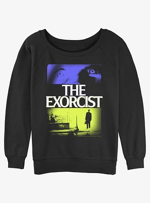 The Exorcist Pop Poster Girls Slouchy Sweatshirt