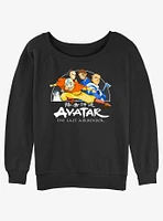 Avatar: The Last Airbender Ready For Action Girls Slouchy Sweatshirt