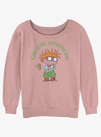Rugrats Chuckie Choose Kindness Girls Slouchy Sweatshirt