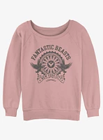 Fantastic Beasts and Where to Find Them Crest Girls Slouchy Sweatshirt