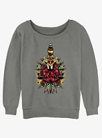 Dungeons & Dragons Dagger And Dice Girls Slouchy Sweatshirt