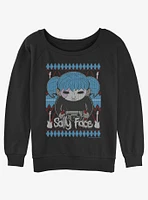 Sally Face Ugly Sweater Girls Slouchy Sweatshirt