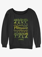 the Lord of Rings Mirkwood Girls Slouchy Sweatshirt