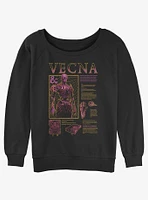 Dungeons & Dragons Vecna Schematic Girls Slouchy Sweatshirt