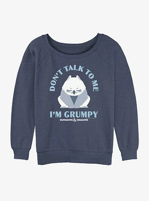 Dungeons & Dragons Grumpy Owlbear Girls Slouchy Sweatshirt