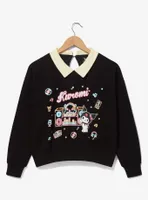 Sanrio Kuromi Neon Women's Collared Crewneck — BoxLunch Exclusive