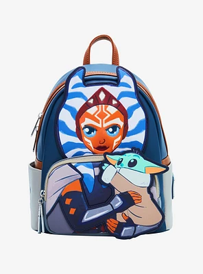 Loungefly Star Wars The Mandalorian Ahsoka and Grogu Mini Backpack