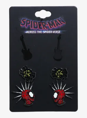 Marvel Spider-Man: Across The Spider-Verse Spider-Punk Stud Earring Set