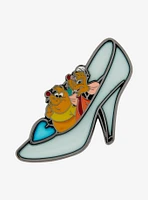 Loungefly Disney Cinderella Mice Glass Shoe Enamel Pin