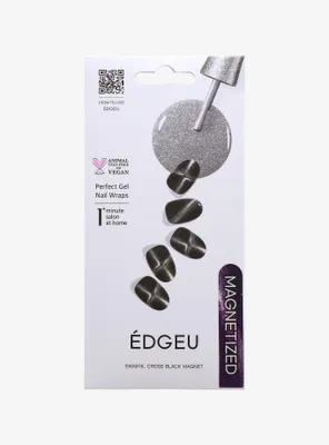 EDGEU Cross Black Magnetic Nail Strips