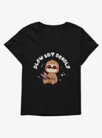 Sloth Slow But Deadly Womens T-Shirt Plus