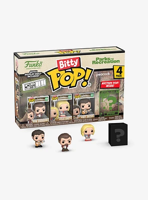 Funko Bitty Pop! Parks and Recreation Ron Swanson and Friends Blind Box Mini Vinyl Figure Set