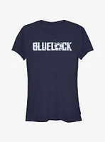 Blue Lock Glitch Logo Girls T-Shirt