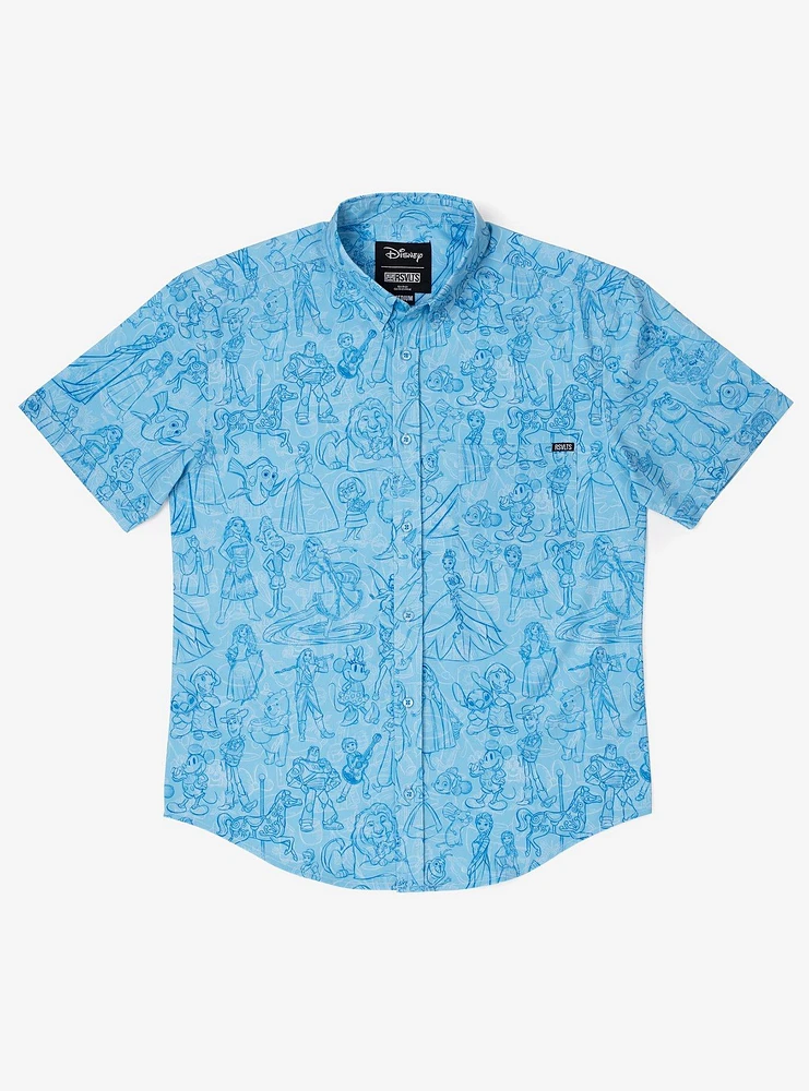 Disney100 x RSVLTS "Sketches to Screen" Button-Up Shirt